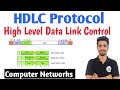 High Level Data Link Control (HDLC) with Frame Format in Hindi | Computer Network Lectures in Hindi