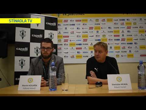 Tiskov konference po utkn v Jablonci (25.10.2019)