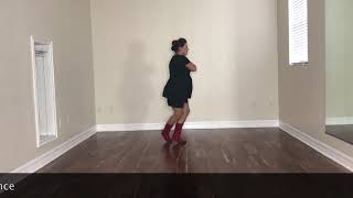 TIP PON IT line dance demo, choreography by McKeever, S Buhannic, I Delage, C Ra