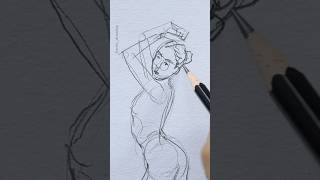 Asmr: Drawing Agirl's Body #Shorts