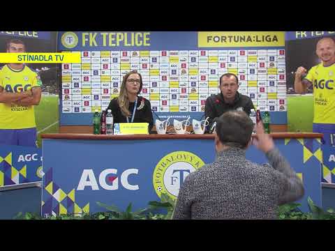 Tiskov konference hostujcho tmu po utkn Teplice - Olomouc (15.2.2020)