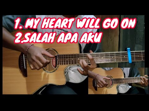 Gitaris muda berbakat || Hiburan anak desa.