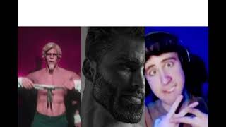 Ripped Colonel Sanders Vs Gigachad Vs Femboy Template 1080P 60Fps
