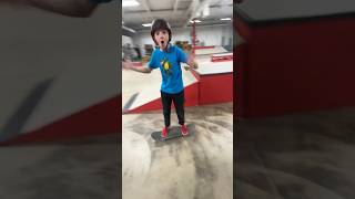 First Kickflip Down Stairs First Try - Ryden Schrock