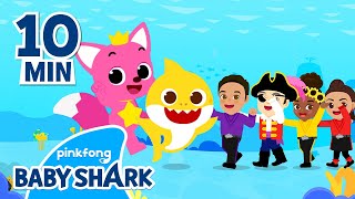 Baby Shark, Pinkfong&@Thewiggles Sing Along To Baby Shark Song! | +Compilation | Baby Shark Official