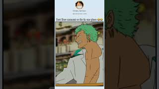 Zoro Saying Huh To Sanji