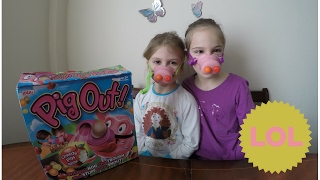 Pig Out Game Funny Family Board Game Peppa Pig Lol