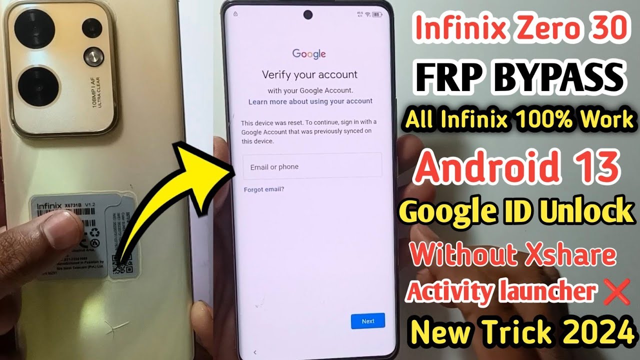 All Infinix FRP Bypass 2024 Android 13 | Infinix Zero 30 All Infinix FRP Bypass 2024 Android 13 | Infinix Zero 30
