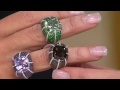 Judith Ripka 1.90 ct tw Diamonique & 7.20 ct Gemstone Ring with Lisa Robertson