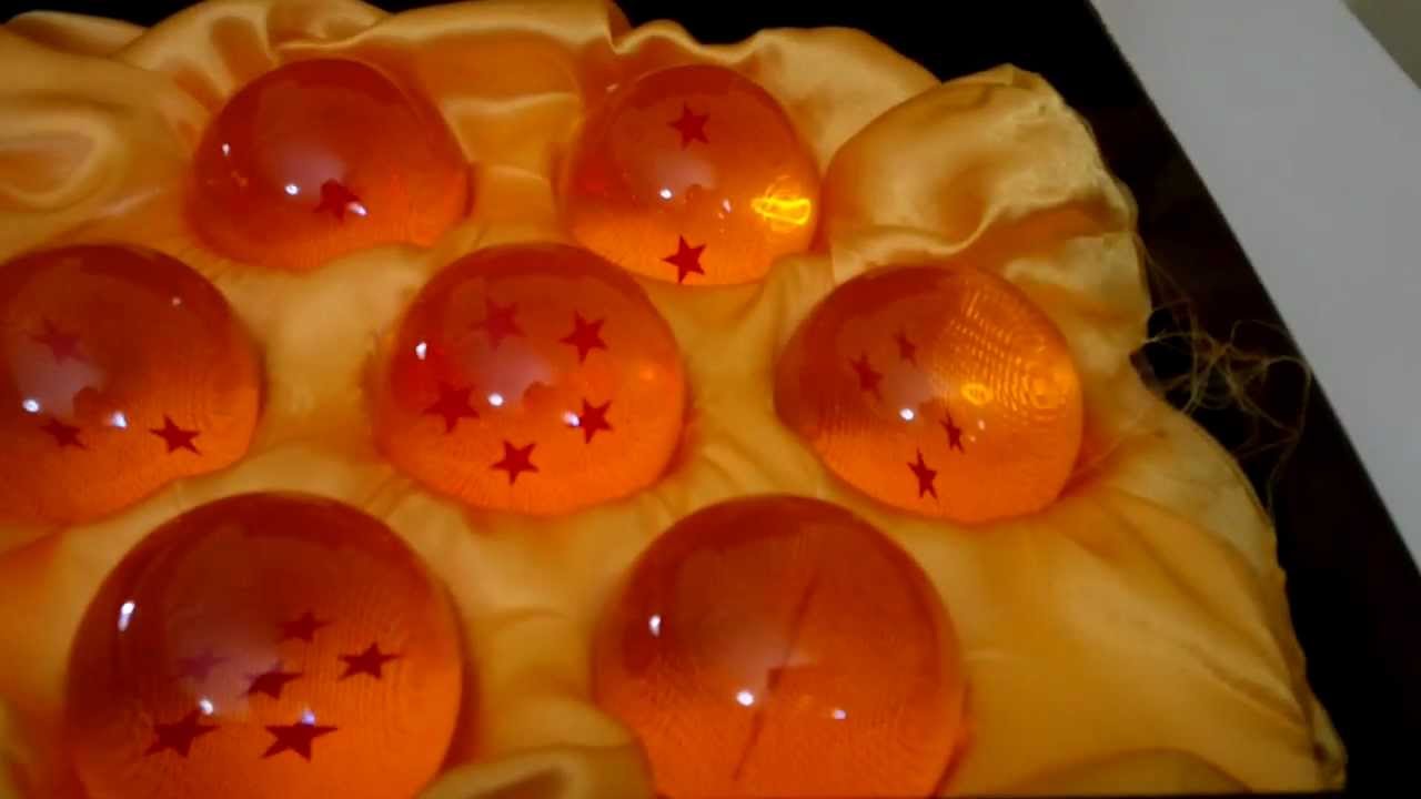 Dragon Balls Replica Real Life Size Acrylic Balls 1:1 By Bandai - YouTube