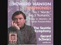 Hanson Symphony No. 2 Romantic (Schwarz/Seattle Symphony) (2/3)