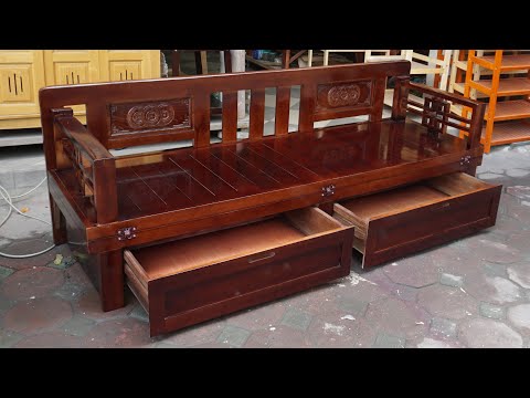Đóng Gói Ghế Sofa Giường Gỗ - Wooden Sofa Bed Package