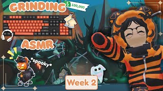 Halloween Grinding Week 2 With Keyboard Asmr Adopt Me