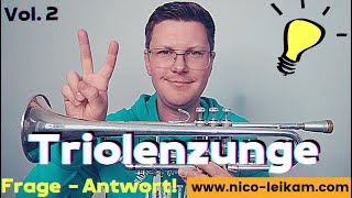 Triolenzunge | Dreiklänge mit dem dreifachen Zungenanstoß spielen | wie geht das? | Hilfestellung