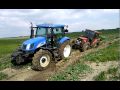 FIAT 70-66 DT STUCKED, NEW HOLLAND TS110A SAVED THE 70-66 DT TURKEY - 2010....!!!