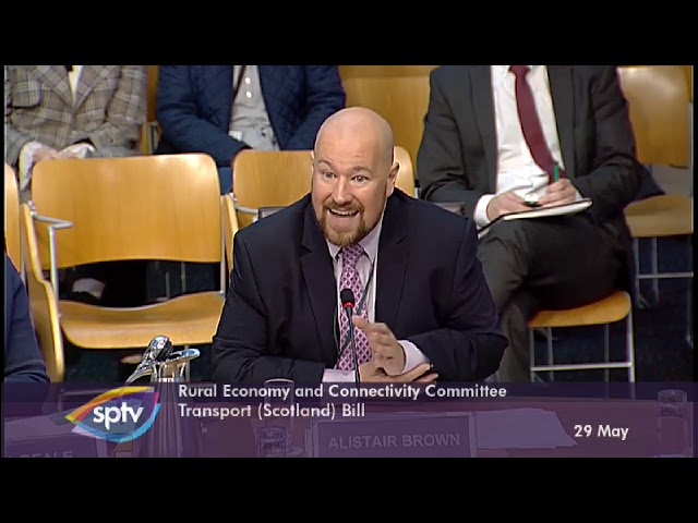 Watch SASW director Alistair Brown - Rural Economy and Connectivity Committee on YouTube.