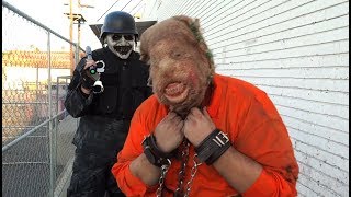 "The 17th Door" extreme haunted house preview during Halloween season 2017 in Fullerton, California