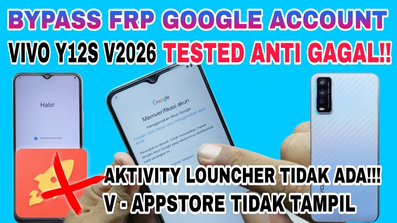BYPASS FRP VIVO Y12S TERBARU 2024 || FIX REMOVE ACCOUNT BYPASS FRP VIVO Y12S TERBARU 2024 || FIX REMOVE ACCOUNT