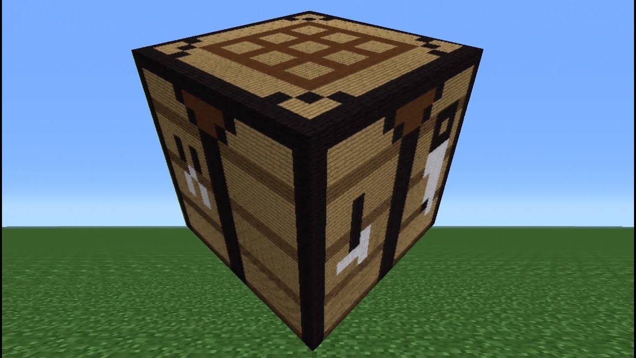 Minecraft Tutorial: How To Make A Crafting Table - YouTube