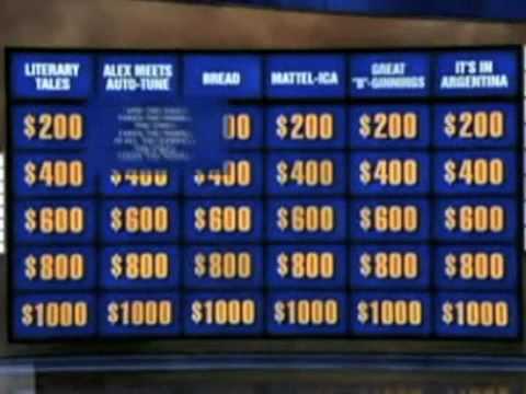 Jeopardy Alex Trebek Autotune