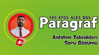 Anlatım Biçimleri 2025 Paragraf Soru Çözümü - Deniz Hoca