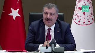 Sağlık Bakanı Dr. Fahrettin Koca Açıklama Yapıyor...