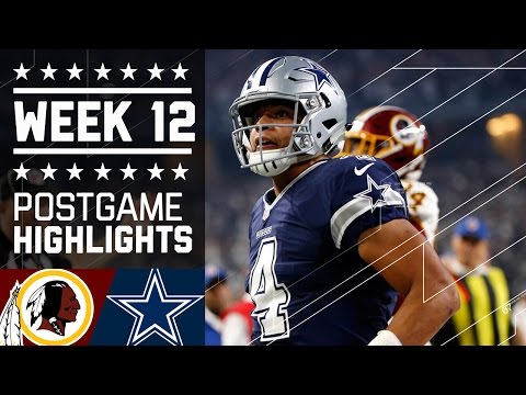Redskins Vs Cowboys Nfl On Thanksgiving Week 12 Game Highlights Redskins Vs Cowboys Nfl On Thanksgiving Week 12 Game Highlights