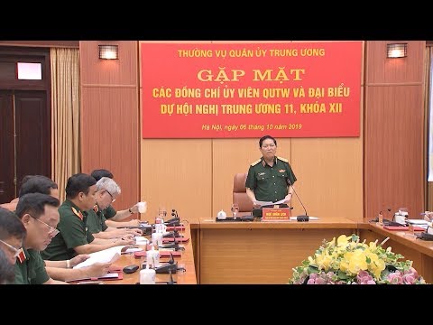 Gặp mặt các đại biểu dự Hội nghị Ban Chấp hành Trung ương 11, khóa XII
