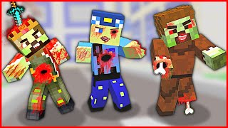 FAKİR, ZENGİN VE KEREM KOMİSER ZOMBİ KILIĞINA GİRDİ! 😱 - Minecraft