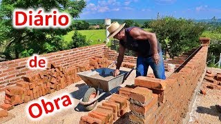 Início do Mezanino (2º Andar) ⚒ DIÁRIO DA CONSTRUÇÃO 🏠 "Construindo Nossa Casa" #64 ✔