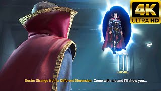 Doctor Strange Meets Doctor Strange From A Different Dimension Scene (2024) 4K Ultra Hd