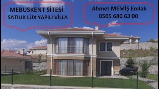 Mebuskent Lüx Yapili Satilik Vi̇lla Özel Yapili Bahçe Peyzaj Ahmet Memi̇ş Emlak Muhteşem Satilik Vi̇lla