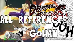 All Gohan Manga/Anime References Dragon Ball FighterZ