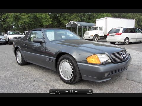 1991 Mercedes-Benz 500SL Roadster Start Up, Exhaust, and In Depth Tour