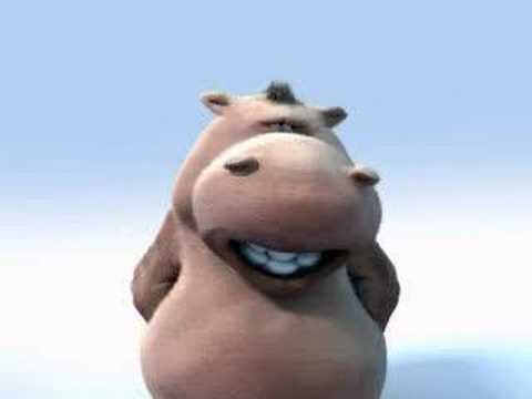 funny sings. funny hippo sing