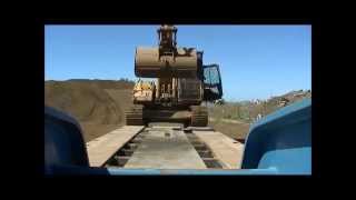 Loading An Excavator In Townsville