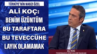 Ali Koç: Benim üzüntüm bu taraftara bu teveccühe layık olamamak...