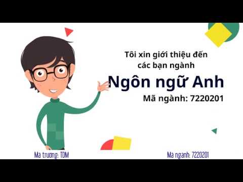NGÀNH NGÔN NGỮ ANH ĐẠI HỌC THỦ DẦU MỘT