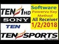 Ten Sports Sony Ten 1 HD Asiasat7 105e Powervu Key |Auto Roll Software All Receiver 100% Working