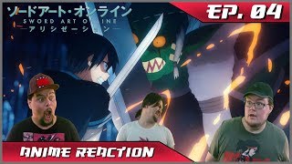 Anime Reaction: Sword Art Online: Alicization Ep. 04