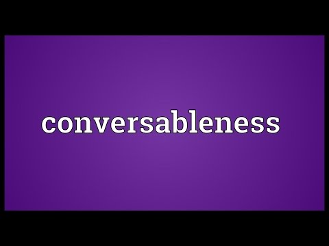 Header of conversableness