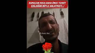 Katledilen Diyarbakırlı Ramazan Hoca Ramazan Pişkin Daha Önce Tehdit Edildiğini Anlatiyor...