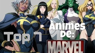 Top 7 - Animes de Marvel