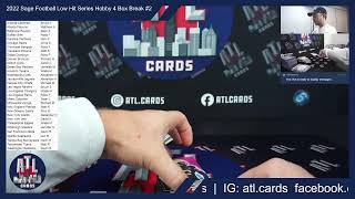 2022 Sage Football Low Hit Series Hobby 4 Box Break #2