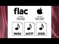 High Resolution Audio Formats - FLAC, ALAC, WAV, AIFF, DSD - 24-bit/192kHz Audio