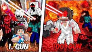Efsane Medeni̇yeti̇nde 100 Gün Hayatta Kalmak Minecraft
