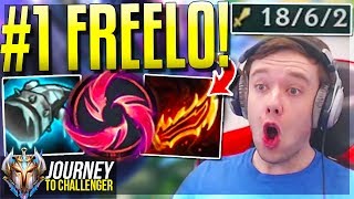#1 MOST OP CHAMPION IN LEAGUE!!!!!! FREELO - Journey To Challenger | League of Legends