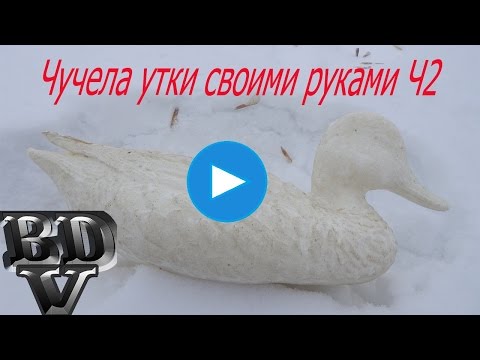 Чучела уток своими руками видео