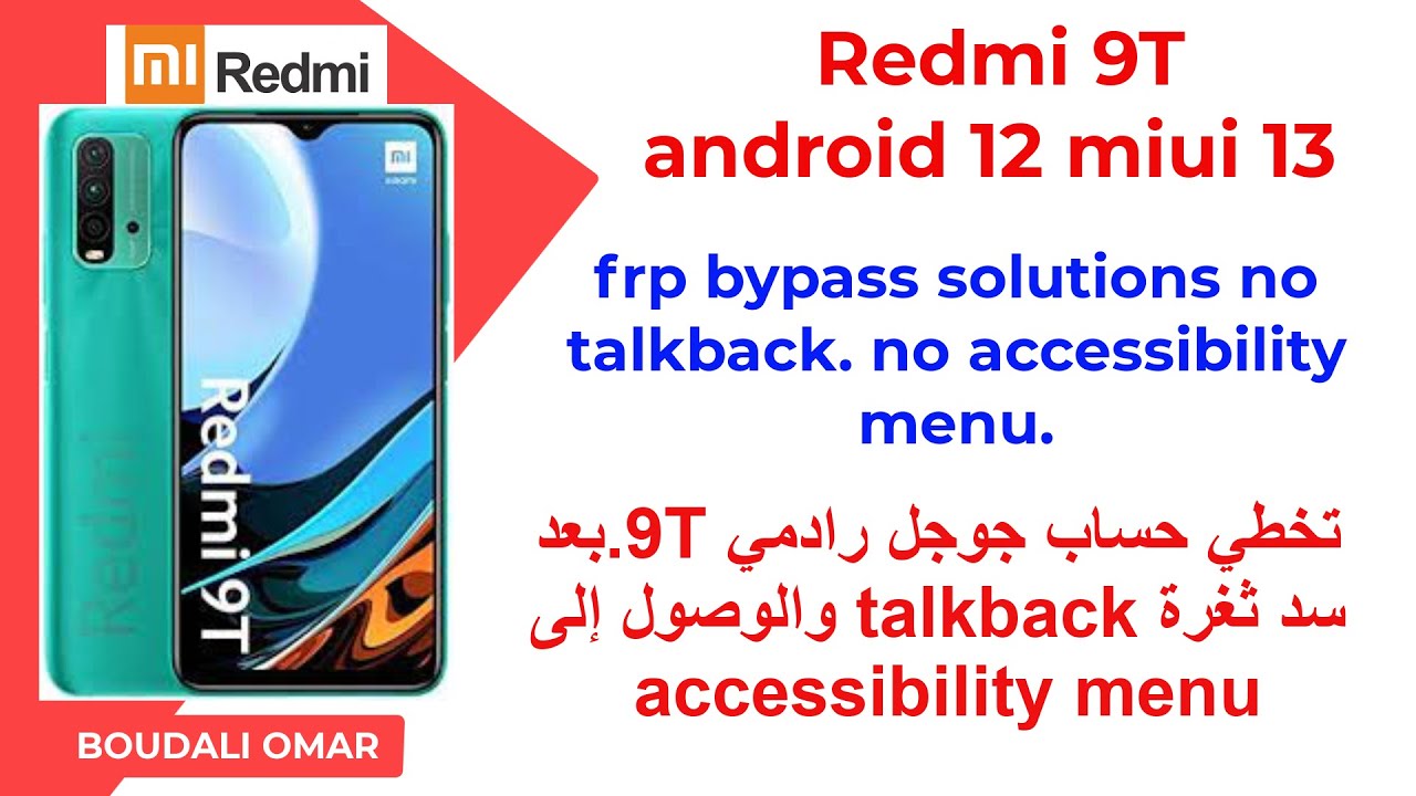 redmi 9T frp bypass remove google account android 12 redmi 9T frp bypass remove google account android 12