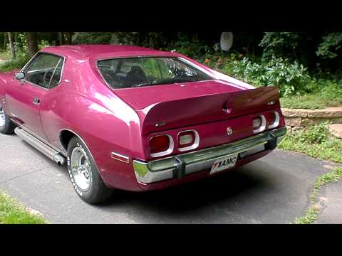 1973 AMC AMX Javelin with extremly rare Pierre Cardin interior 